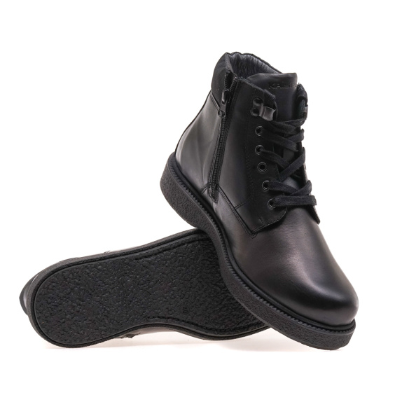 Черевики комфорт KRISBUT 6850-1-2/BLACK LEATHER