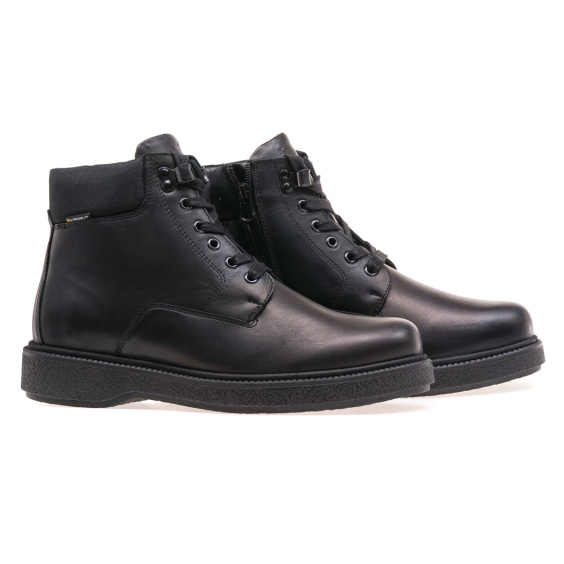 Черевики комфорт KRISBUT 6850-1-2/BLACK LEATHER