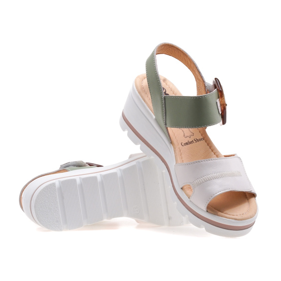 Босоніжки 24 PFM M2-63008-L21/GREEN+WHITE