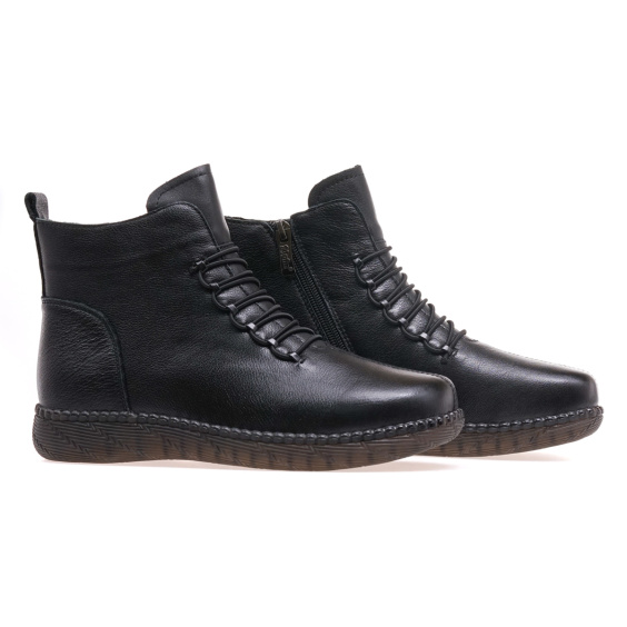 Черевики 24 PFM ZY-8790-2R/BLACK LEATHER