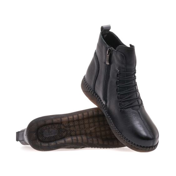 Черевики 24 PFM ZY-8790-2R/BLACK LEATHER