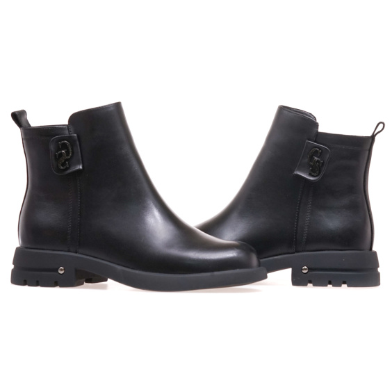 Черевики 24PFM R3-2100-12R/BLACK LEATHER