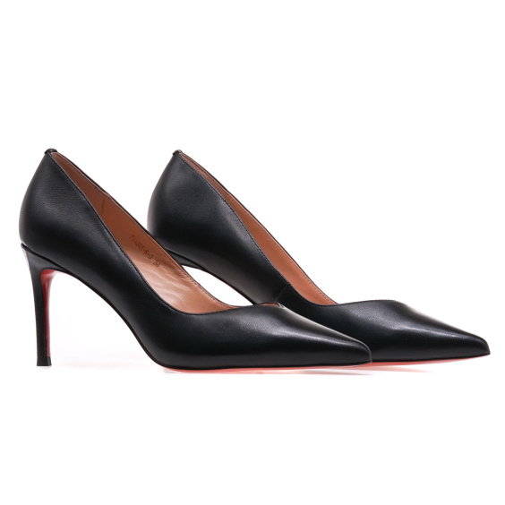 Туфлі човники INCI JM426A-5-3/BLACK LEATHER