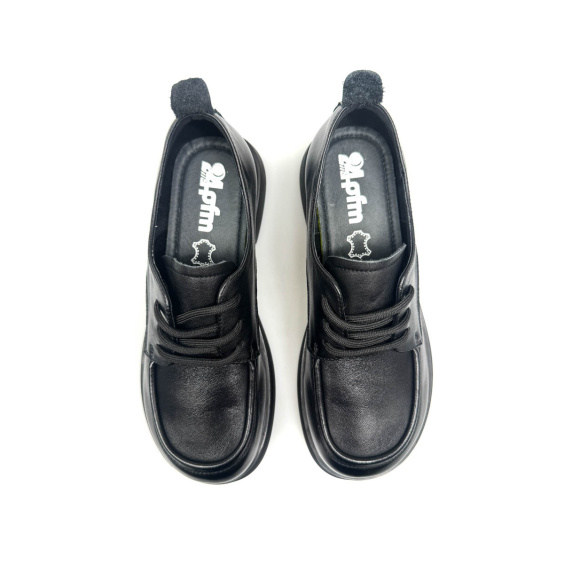 Туфлі 24 PFM YG-1886-87A/BLACK LEATHER