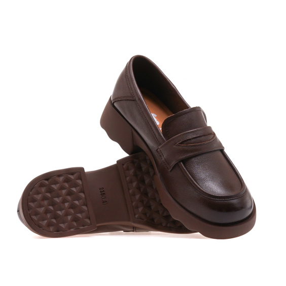 Туфлі 24 PFM YG-811-9B/COFFE LEATHER