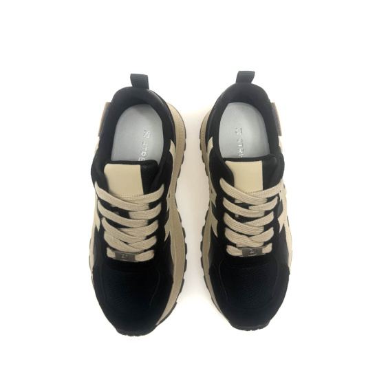 Кросівки STREBO AS1167-1/BLACK LTHR