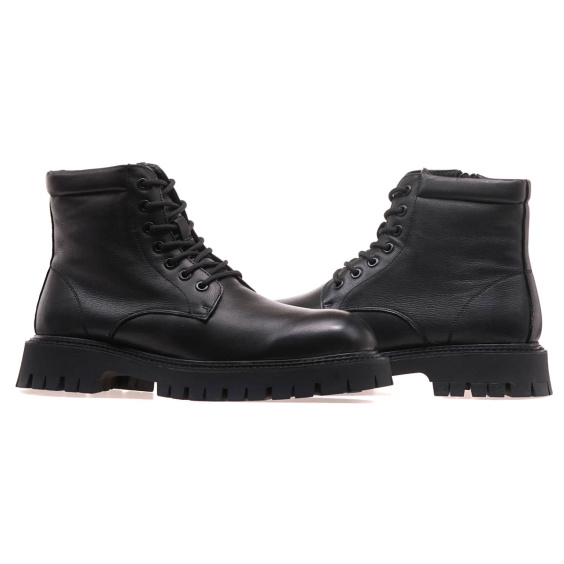 Черевики комфорт STREBO AM1388M-918-1/BLACK LTHR