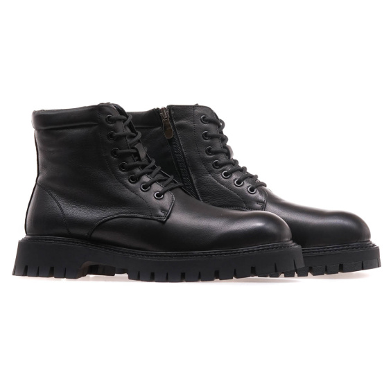 Черевики комфорт STREBO AM1388M-918-1/BLACK LTHR