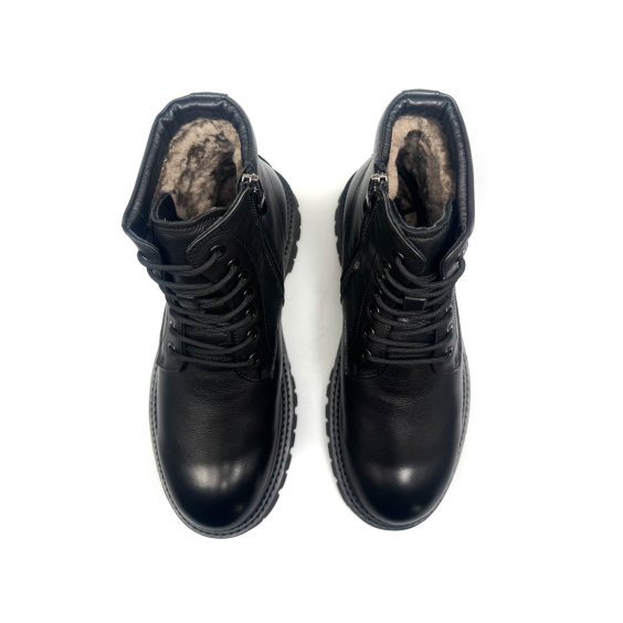 Черевики комфорт STREBO AM1388M-918-1/BLACK LTHR
