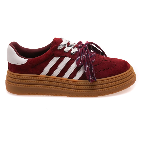Кеди STREBO AM10636-1-Y23/BORDO WELL