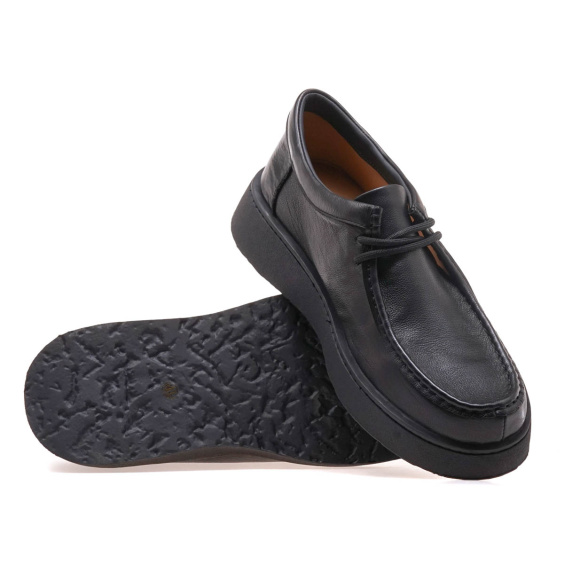 Туфлі комфорт STREBO AM09880-1-T1/BLACK LTHR