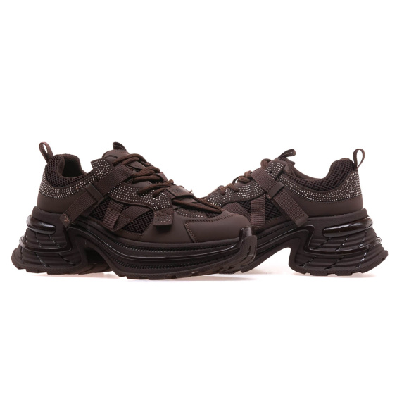 Кросівки STREBO HC127-3/BROWN LTHR