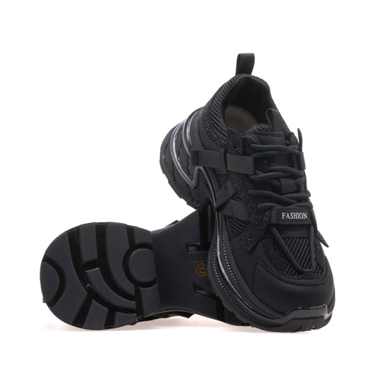 Кросівки STREBO HC127-2/BLACK LTHR