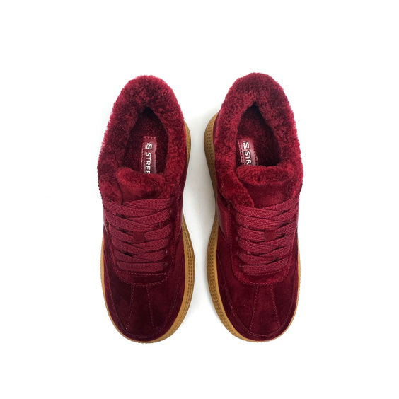 Кеди STREBO AM10636M-2-Y23/BORDO WELL