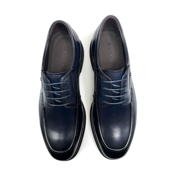 Туфлі комфорт STREBO AM80705-3-15/DEEP BLUE LTHER