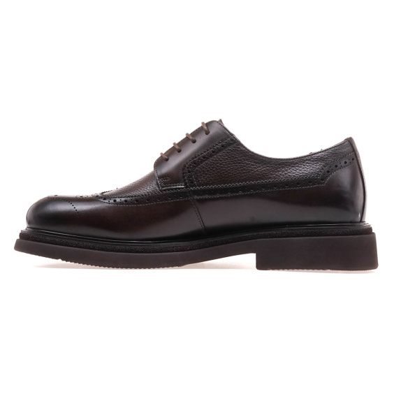 Туфлі комфорт STREBO AM80837-5-19/BROWN LTHR