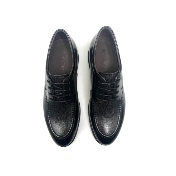 Туфлі комфорт STREBO AM80688X-56-1/BLACK LTHR