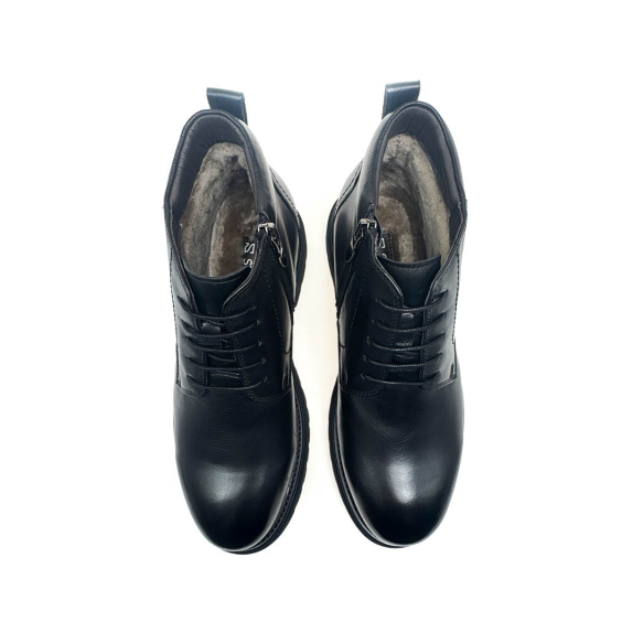 Черевики комфорт STREBO AM80999M-4-1/BLACK LTHR