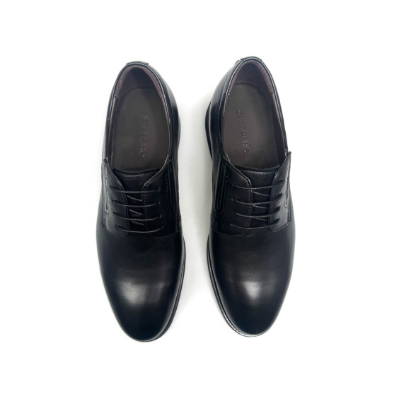 Туфлі комфорт STREBO AM80668N-3-1/BLACK LTHR