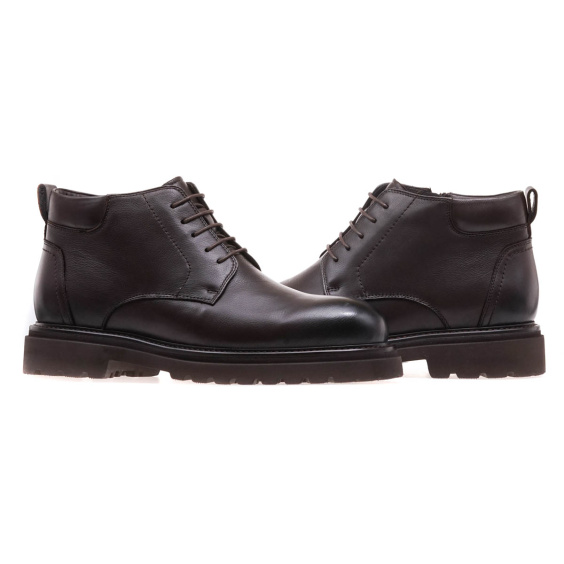 Черевики комфорт STREBO AM80999M-4-19/BROWN LTHR