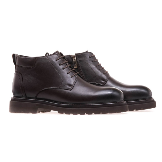 Черевики комфорт STREBO AM80999M-4-19/BROWN LTHR