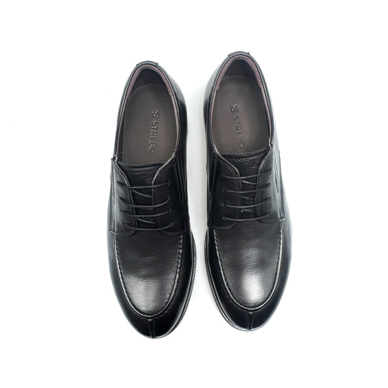 Туфлі комфорт STREBO AM80559-11-1/BLACK LTHR