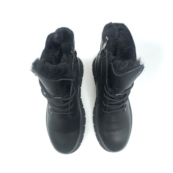 Черевики 24 PFM R3-1707-15-MG/BLACK LTHR
