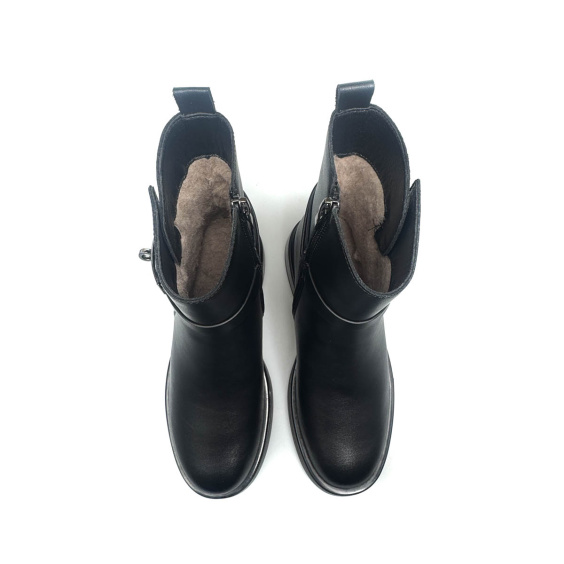 Черевики STREBO CD2611-01M/BLACK LTHR